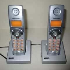  パイオニア　TFーSD−１７３０　コードレス留守番電話機　子機２台の画像