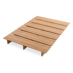 【決定しました】【引き取りのみ】ベッドフレーム　木目調　LOWYAの画像