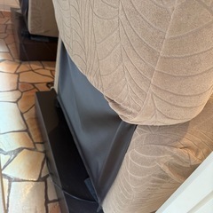 電動リクライニングソファー　フルフラットにもできますの画像