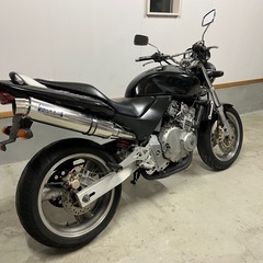 ホンダ ホーネット250 WR'Sマフラー バックステップの画像