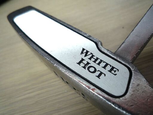 ゴルフクラブ パター 右用 ODYSSEY WHITE HOT #6 ヘッドカバー付き 中古 オデッセイ ホワイトホット苫小牧西店