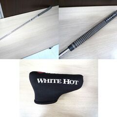 ゴルフクラブ パター 右用 ODYSSEY WHITE HOT #6 ヘッドカバー付き 中古 オデッセイ ホワイトホット苫小牧西店の画像