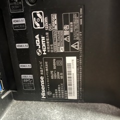 テレビ　65インチ　ハイセンス　2019の画像
