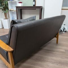 美品 ソファー ヴィンテージ 2つありますの画像