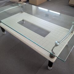 ガラステーブル ローテーブル 譲りますの画像