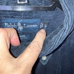 ラルフローレンコーデュロイシャツの画像