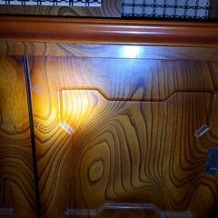 ●(中古)レトロヴィンテージ 飾り棚  食器棚の画像