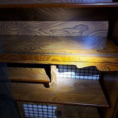 ●(中古)レトロヴィンテージ 飾り棚  食器棚の画像