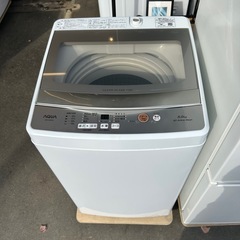 設置まで👏 一人暮らし家電セット✨AQUAシンプル大きめ容量セット👀ホワイト🤍    　　　の画像