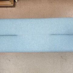 ダイニングベンチ 北欧風 ブルー 脚付 幅104㎝ 長椅子 イス 西岡店の画像