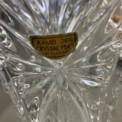 新品KAMEI CRYSTAL カメイ クリスタル アンティーク  カメイガラスの画像