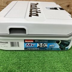 【SIW】makita マキタ TD149DRFX 18V充電式インパクトドライバ バッテリー×2個、充電器付き【未使用・未開封品】の画像