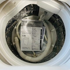 YAMADA 6kg 洗濯機【YWM-T60A1】の画像