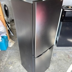 札幌市内配送可 【6ヵ月保証付き】 美品 21年製 アイリスオーヤマ 162L 2ドア冷蔵庫 IRSE-16A-B 右開き の画像