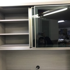 【ジャングル深井店】★システムキッチンボード グレー 家具 簡易クリーニング済 堺市（中区 堺区 東区 西区 南区 北区）和泉市 河内長野市 富田林市 松原市 狭山市 深井 【FU2900】の画像