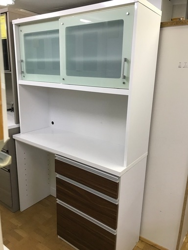 【ジャングル深井店】★マルコ木工 食器棚 家具 簡易クリーニング済 堺市（中区 堺区 東区 西区 南区 北区）和泉市 河内長野市 富田林市 松原市 狭山市 深井 【FU2899】