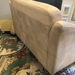 【あげます】NOCE 2人掛けソファ　ベージュ の画像