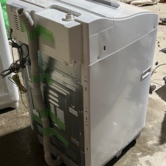 ２０２０年製　縦型洗濯乾燥機　全自動洗濯機　シャープ　洗濯５．５ｋｇ／乾燥３．５ｋｇ　シルバー／ホワイト　ヒーター乾燥　穴なしステンレス槽　ＥＳ－ＴＸ５Ｄの画像