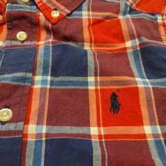 Ralph Lauren 半袖 チェックシャツ 130cm ポロ ラルフローレンの画像