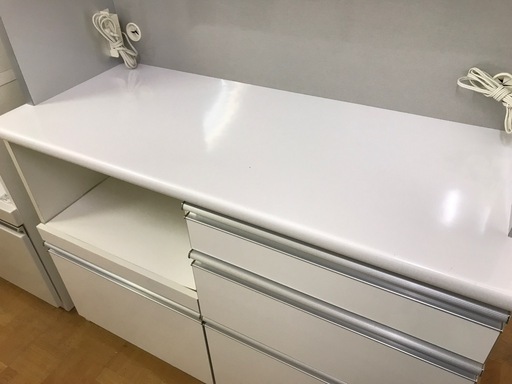 【ジャングル深井店】★システムキッチンボード ホワイト 家具 簡易クリーニング済 堺市（中区 堺区 東区 西区 南区 北区）和泉市 河