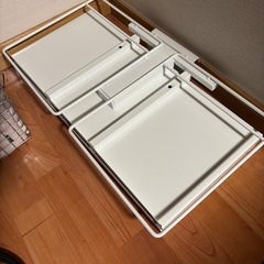 突っ張りランドリーラック　引き取り予定あり
の画像