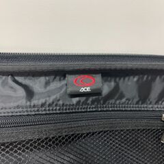 J7P2389 JOY CARRY キャリー ケース エース ACE ソフト 2輪 スーツ ケース ブラック 機内 カギ付 バック トラベル かばん 旅行 美品 現状の画像