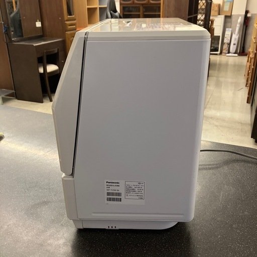 M2511-168 Panasonic 電気食器洗い乾燥機 NP-TCR4-W 2021年製 ホワイト 通電確認済み キズ汚れ有り