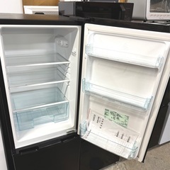 札幌市内配送可 【6ヵ月保証付き】 美品 21年製 アイリスオーヤマ 162L 2ドア冷蔵庫 IRSE-16A-B 右開き の画像