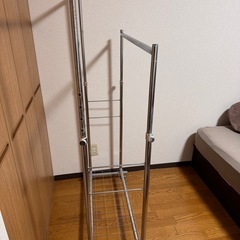 【譲渡先決まりました】ハンガーラック、2段差式の画像