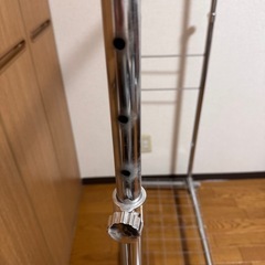 【譲渡先決まりました】ハンガーラック、2段差式の画像