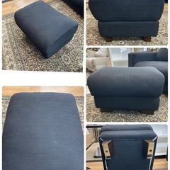 ジモティー限定価格！S758 ⭐ HUKLA 日本フクラ カウチソファ+オットマン付き 幅250cm USED 座り心地抜群の画像