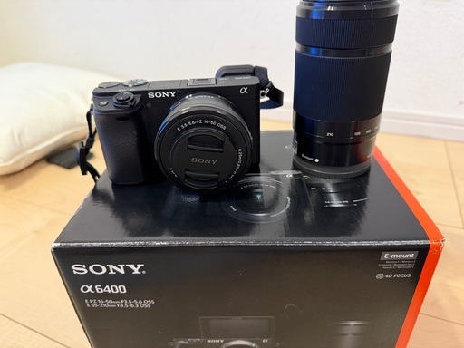 ミラーレスいちがん一眼レフα6400 ダブルズームレンズ
