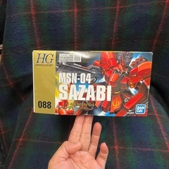 HG MSN-04 SAZABI 1/144モビルスーツ サザビー バンダイ HGUC 機動戦士ガンダム プラモデル ガンプラ の画像