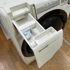 ＊ジャンク品＊SHARP 2018年 ドラム式洗濯機 7.0kg ES-S7C の画像