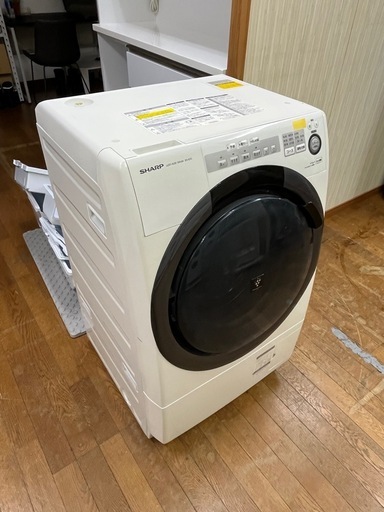 ジャンク品＊SHARP 2018年 ドラム式洗濯機 7.0kg ES-S7C