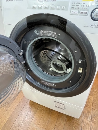 ＊ジャンク品＊SHARP 2018年 ドラム式洗濯機 7.0kg ES-S7C