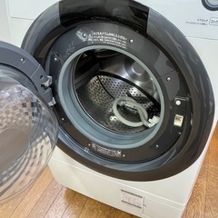 ＊ジャンク品＊SHARP 2018年 ドラム式洗濯機 7.0kg ES-S7C の画像