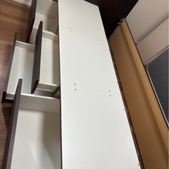 「【2500円以上でお話中】ニトリ シングル ベッド フレーム マットレス セット  収納付き 中古の画像