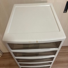 キャスター付き・10段収納ケース、ラック。の画像