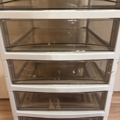 キャスター付き・10段収納ケース、ラック。の画像