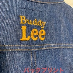 Buddy Lee デニムロンパース カバーオール 80 ミッキー ニット帽付きの画像