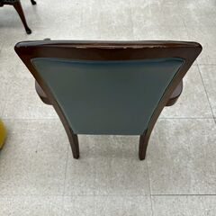 ★リユースのサカイ高崎店★TJ13373  椅子 サーモスブルー H41.5×D43×W53 クリーニング済みの画像