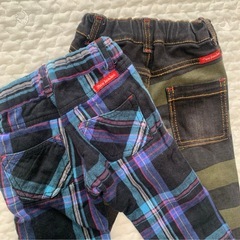 子供服★mou jonjon 80 ベビー ボトムス パンツ 2枚セットの画像