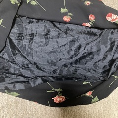 花柄ミニスカートの画像