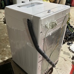 ２０２１年製　東芝　全自動洗濯機　４．５ｋｇ　ピュアホワイト　簡易乾燥　Ｗシャワー　パワフル洗浄　つけおきコース　ＡＷ－４５Ｍ９の画像