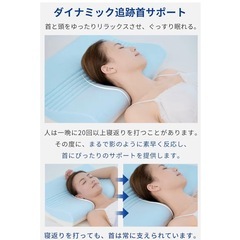 新品❤️ 【高級ｘ5つ星ホテル仕様】枕 深い眠り枕 首が痛くならない 温度調節/低反発の画像