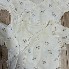 SNOOPY 短肌着、ミトン、ぼうしの画像