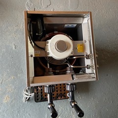 ボクソン　2口ビールサーバー　VT-25D-W　未開封アサヒ生樽　炭酸ボンベ付の画像