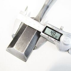 本職用 寸六 播州 特級 登録 大西 追入鑿 玉鋼 一寸六分 四十八粍 48mm 一尺 300mm 叩き鑿 造作 面取り 溝掘り ホゾ穴加工 相欠 胴付 宮大工 舟大工 家具職人 鑿 ノミ の画像