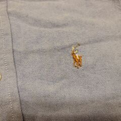 Ralph Lauren 長袖ポロシャツ 110 ブルー ポロ ラルフローレンの画像